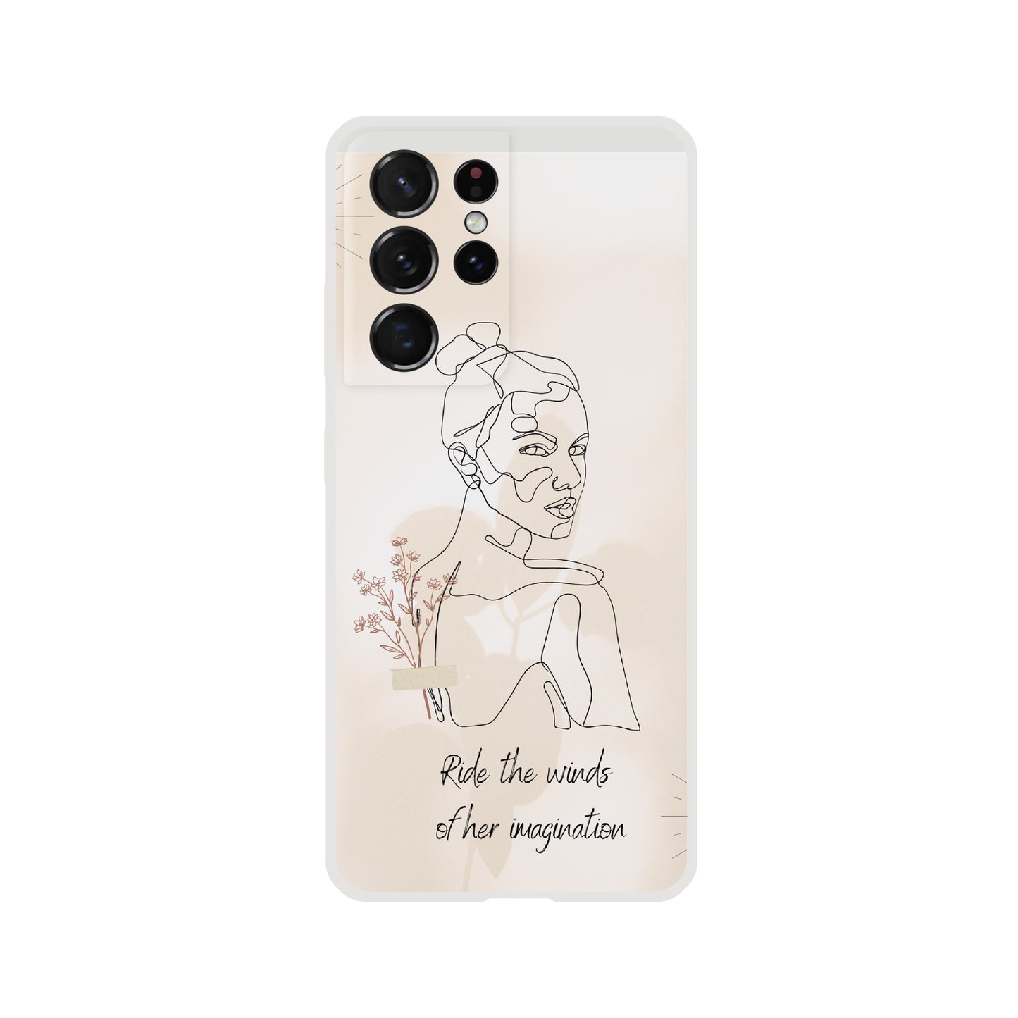 Ride the Winds of Her Imagination Flexi Case