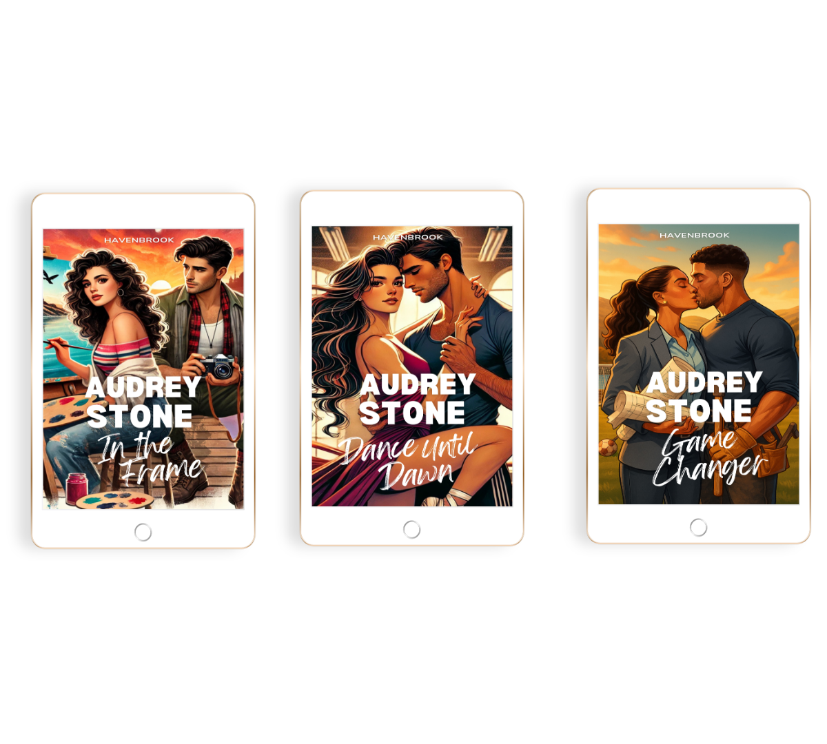 The Havenbrook Romance Series (Bundle 8) by Audrey Stone: Ebooks 22-24