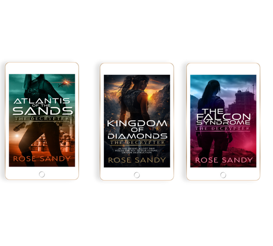 The Decrypter Thriller Series Bundle 3: Codes, Conspiracies & Globetrotting Adventure by Rose Sandy - Books 7-9 (EBOOKS)