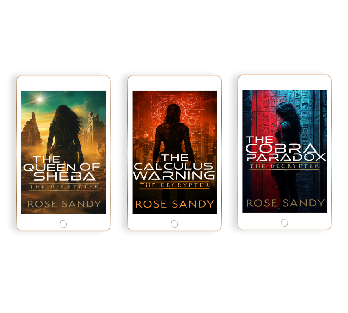 The Decrypter Thriller Series Bundle 4: Codes, Conspiracies & Globetrotting Adventure by Rose Sandy - (EBOOKS) Books 10-12