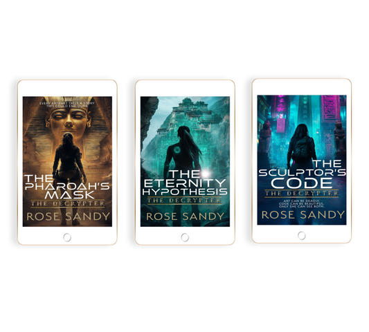 The Decrypter Thriller Series Bundle 6: Codes, Conspiracies & Globe-Trotting Adventure by Rose Sandy -(EBOOKS)  Books 16-18